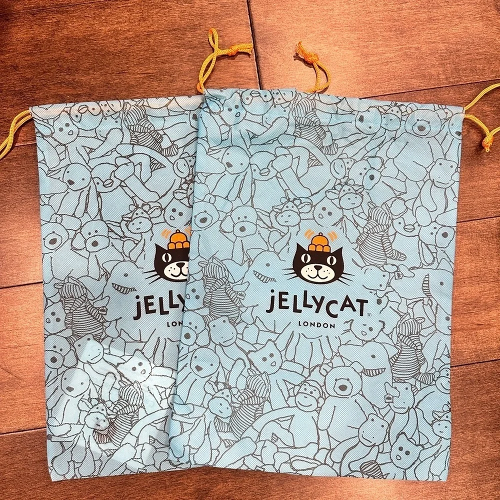 Jellycat Gift Bags Set of (2) Two Medium Size